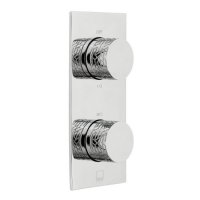 Vado Omika 2 Outlet Thermostatic Shower Valve with All-Flow Function - Chrome