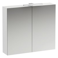 Laufen Base 800mm Mirror Cabinet with Light and Shaver Socket