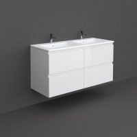 RAK Joy 120cm Pure White Wall Hung Basin Unit