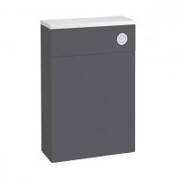 Tavistock Cadence Back to Wall Toilet Unit & Worktop - Storm Grey
