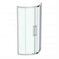Ideal Standard i.life 900 x 760mm Bright Silver Offset Quadrant Enclosure