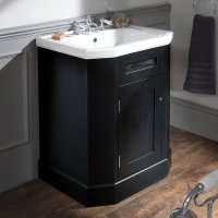 Silverdale Empire 700mm Inset Basin with Black Cabinet