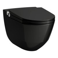 Laufen Riva Smart Shower WC Toilet - Glossy Black
