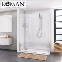 Roman Decem x 1500mm Hinged Door with Finger Pull Handle