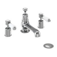Burlington Kensington 3 Hole Basin Mixer