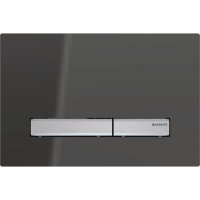 Geberit Sigma 50 Smoked Glass Reflective Dual Flush Plate