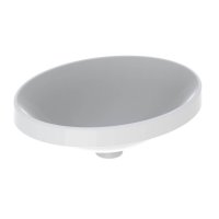 Geberit VariForm 500mm Oval Countertop Basin - No Overflow