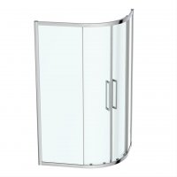 Ideal Standard i.life 1200 x 900mm Bright Silver Offset Quadrant Enclosure