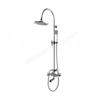 RAK Washington Exposed Thermostatic Shower Column Valve With Bath Spout And Shower Kit