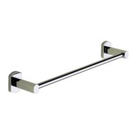 Origins Living Edera Plus Towel Rail - 380mm Wide - Chrome