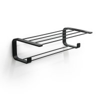 Origins Living Outline Double Towel Rack - Black