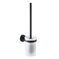 Origins Living Eros Toilet Brush & Holder Wall Mounted - Black