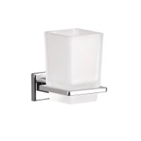 Origins Living Colorado Glass Tumbler Holder - Chrome