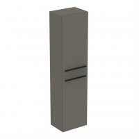 Ideal Standard i.life A 2 Door Tall Column Unit in Matt Quartz Grey