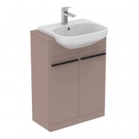 Ideal Standard i.life A 60cm Semi-Countertop Matt Greige Washbasin Unit