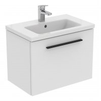 Ideal Standard i.life S Compact Wall Hung 60cm 1 Drawer Matt White Vanity Unit