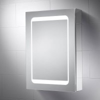 Sensio Belle 500 x 700mm Single Door Illuminated Mirrored Cabinet