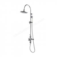 RAK Washington Exposed Thermostatic Shower Column With Fixed Head And Shower Kit