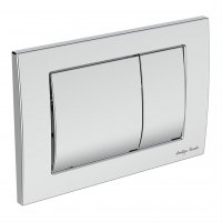 Armitage Shanks Septa Pro M1 Mechanical Metal Dual Flushplate - Chrome