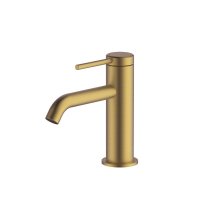 Britton Bathrooms Hoxton Brushed Brass Basin Mixer