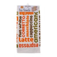 Home and Living 3 Pack Velour Printed Tea Towels - Assorted
