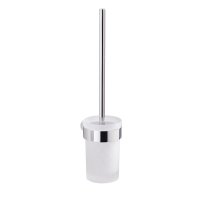 Origins Living Pirenei Toilet Brush & Holder Set Wall Mounted - Chrome