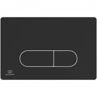 Ideal Standard Oleas M1 Black Mechanical Dual Flushplate