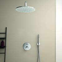 Ideal Standard Ceratherm T100 Built-In Thermostatic Chrome Round Shower Pack