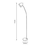 Oaks Lighting Madison Floor Lamp Duck Egg
