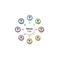 Premier Decorations ClusterBrights Multi-Action 480 LED with Green Cable - White/Blue/Red