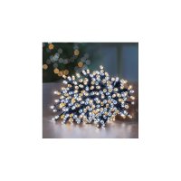 Premier Decorations SupaBrights Multi-Action 360 LED with Green Cable - White/Warm White