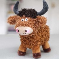 Zoon Plush Dog Toy - Yak PlayPal