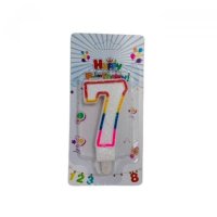 Celebration Birthday Candle - Age 7