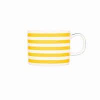 Siip Fundamental Horizontal Stripe Short Mug - Yellow