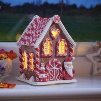 Three Kings InLit Gingerbread Santa CandyCabin