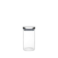 Jomafe Store&Care Square Glass Jar With Inox Lid - 1400ml