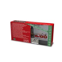 Konstsmide Battery/USB Operated Red Wooden Train with Warm White LED
