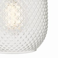 Dar Tehya Pendant Matt Black Textured Glass