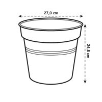 Elho Green Basics Growpot - 27cm Leaf Green