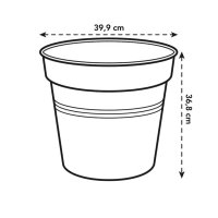 Elho Green Basics Growpot - 40cm Leaf Green