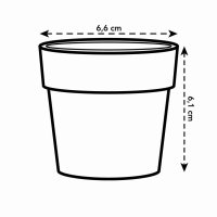 Elho B.For Original Round Mini Plant Pot 7cm - White