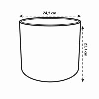 elho B.For Soft Round Plant Pot 25cm - Anthracite