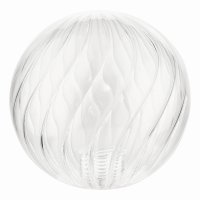 Dar Cradle Wall Light Polished Chrome with Twisted Closed Glass