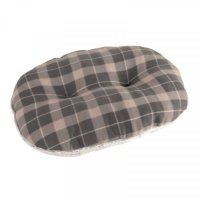Zoon Grey TuffEarth Recycled Fleece Oval Cushion - XS