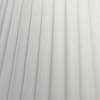 Pacific Lifestyle Lyndon Poly Cotton Knife Pleat Tapered Lampshade 35cm - Ivory