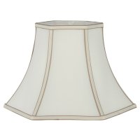 Pacific Lifestyle Lyla Polysilk Bowed Lampshade 25cm - Cream