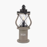 Pacific Lifestyle Gibson Wood Lantern Table Lamp - Antique