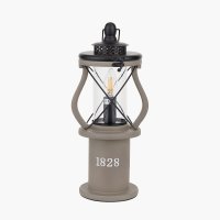 Pacific Lifestyle Gibson Wood Lantern Table Lamp - Antique
