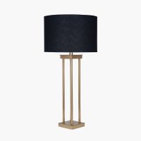 Pacific Lifestyle Langston Metal Column Table Lamp Base - Satin Brass