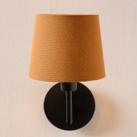 Pacific Lifestyle Pelham Handloom Tapered Lemon Clip Lampshade 15cm - Mustard